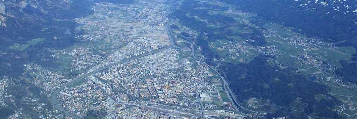 Flugwegposition um 13:09:06: Aufgenommen in der Nähe von Gemeinde Natters, Natters, Österreich in 2782 Meter